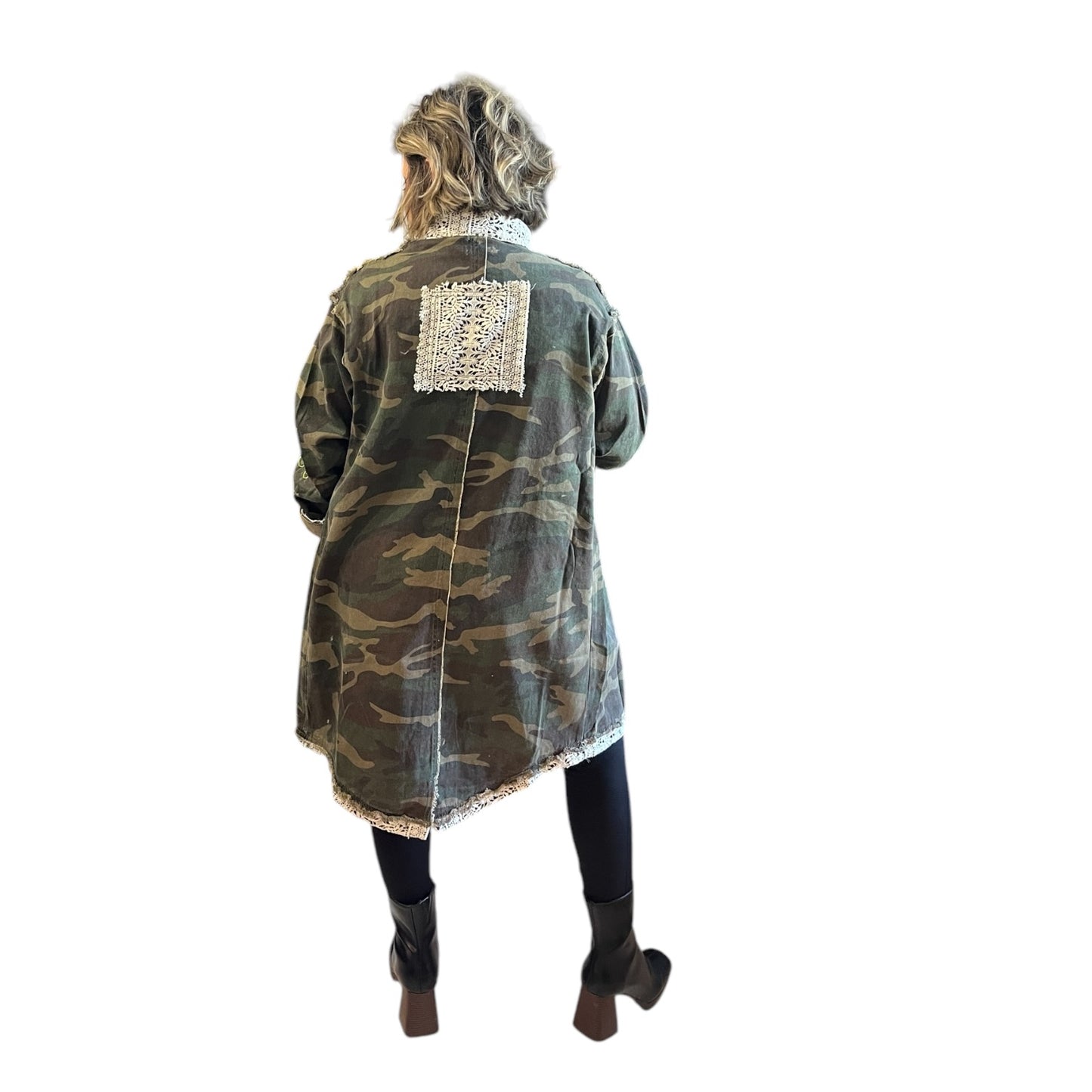 Classy Camo Long Jacket