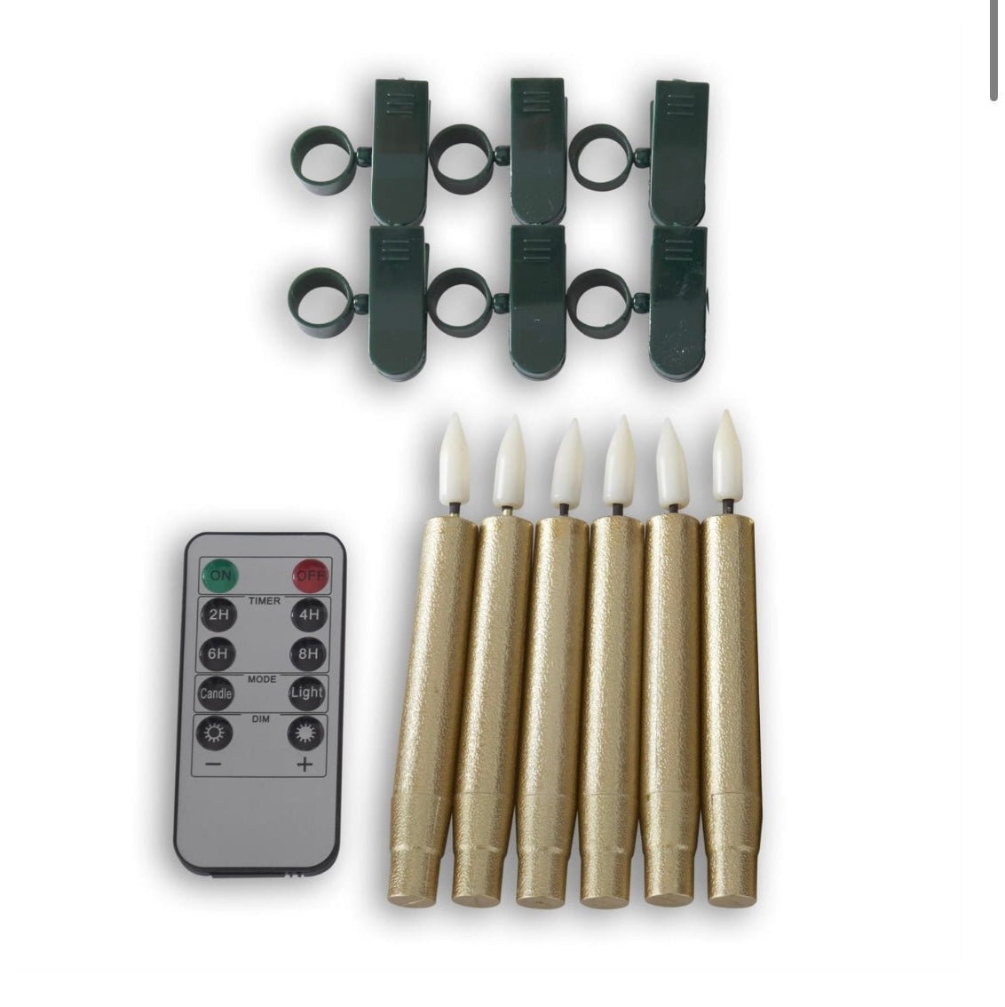 Tree clip candles With remote