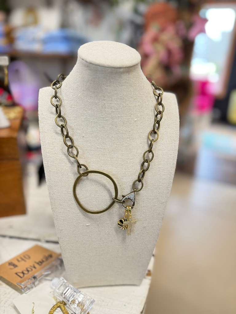 Bronze "O" Necklace