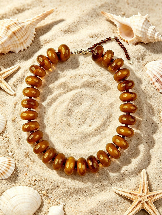 Chunky Beaded Statement Necklace