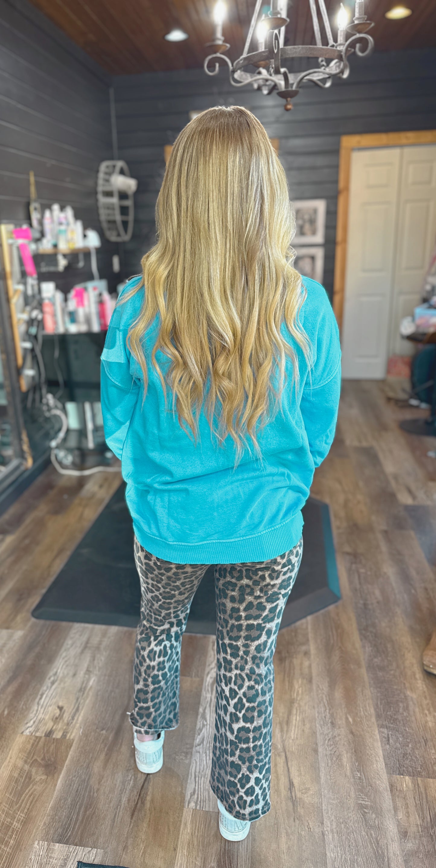 High Rise Cheetah Pants