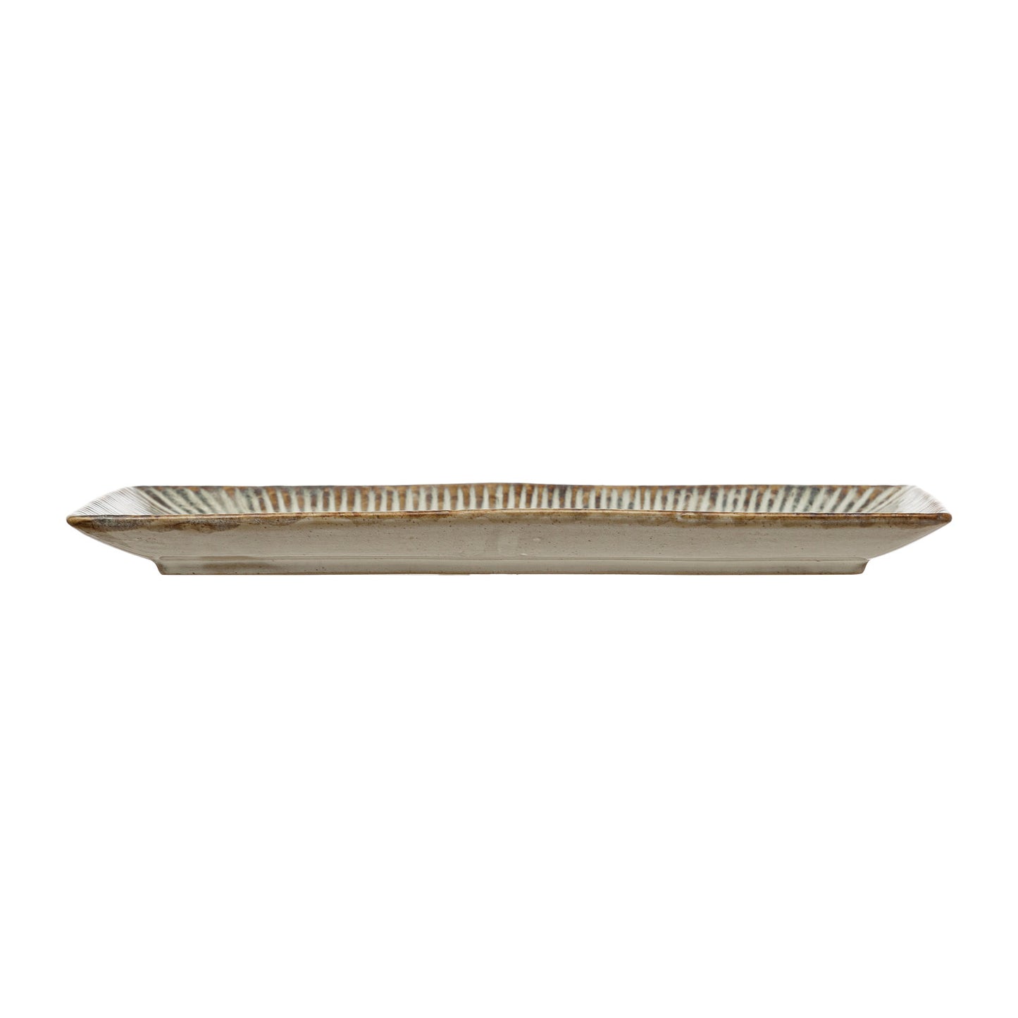 Stoneware Crimped Platter