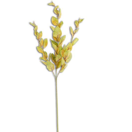28 INCH GREEN TWO-TONE BASIL LEAVES SPRAY