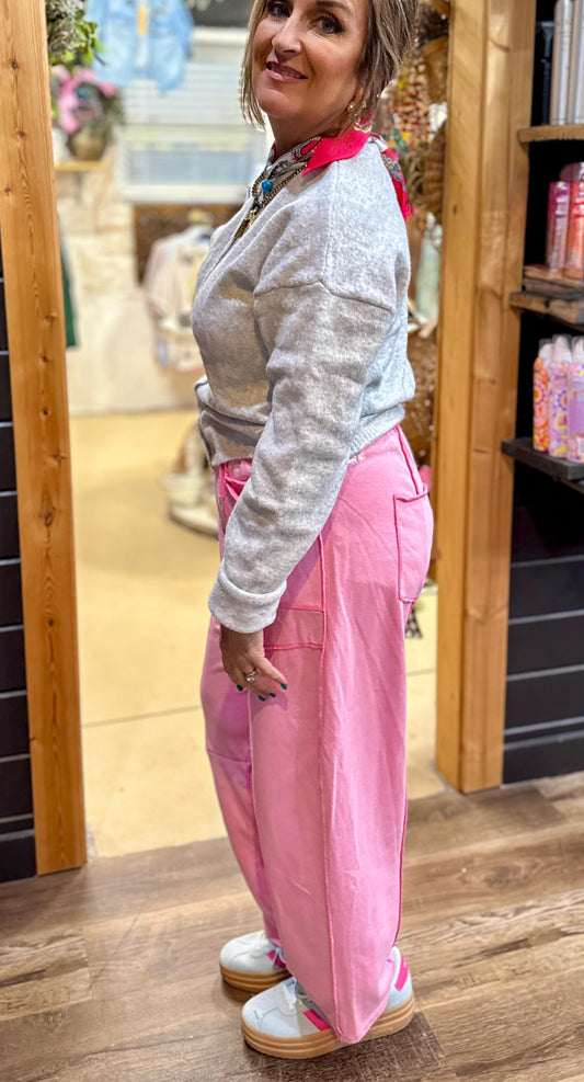 Pink Jogger Pants