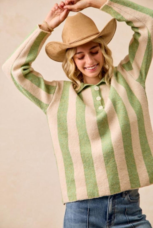 The Willow Stripe Pullover