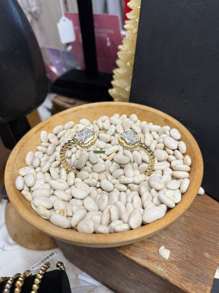 Twin Stone Cuff Bracelet