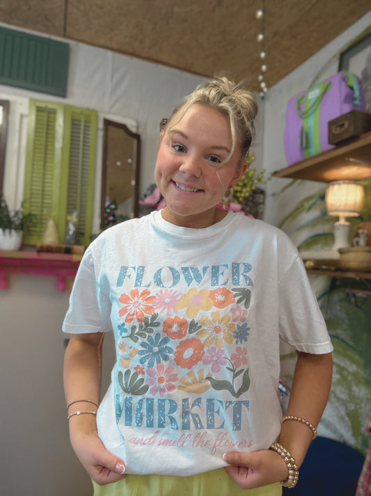 Flower Market Graphic Tee