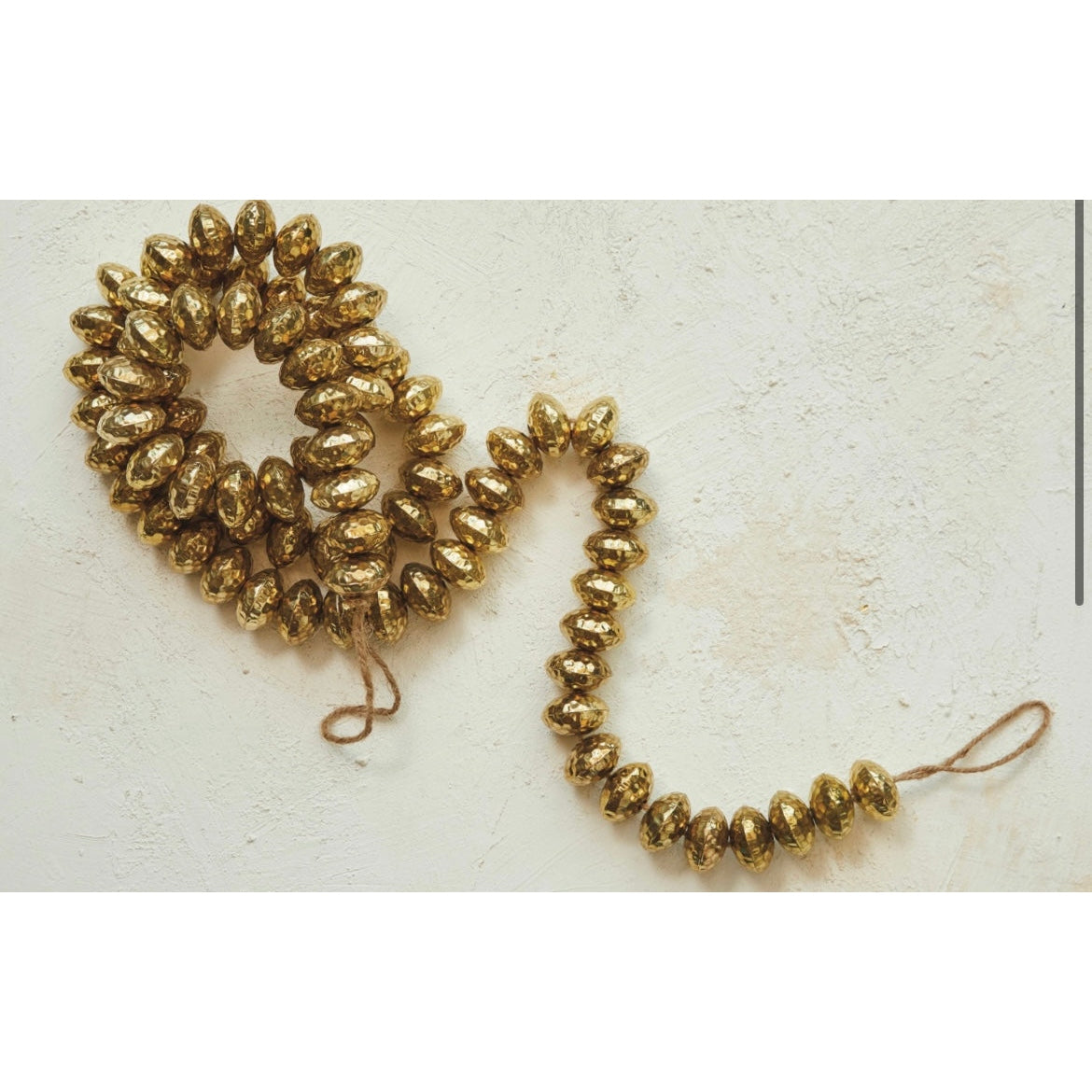 Hammered Metal Garland