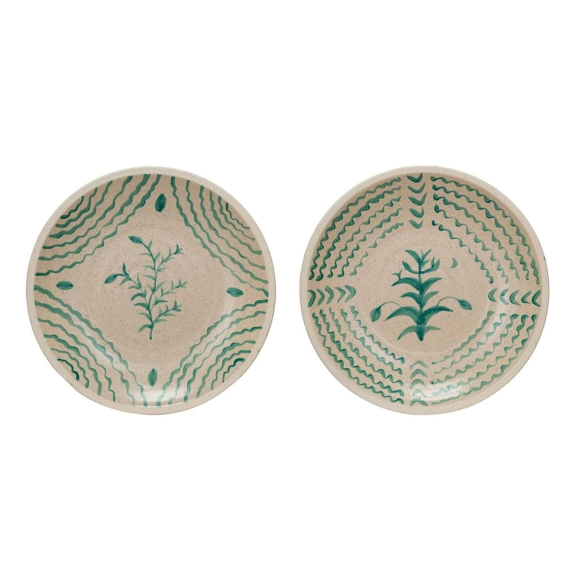 “Aqua Essence Terra-cotta Wall Plates."