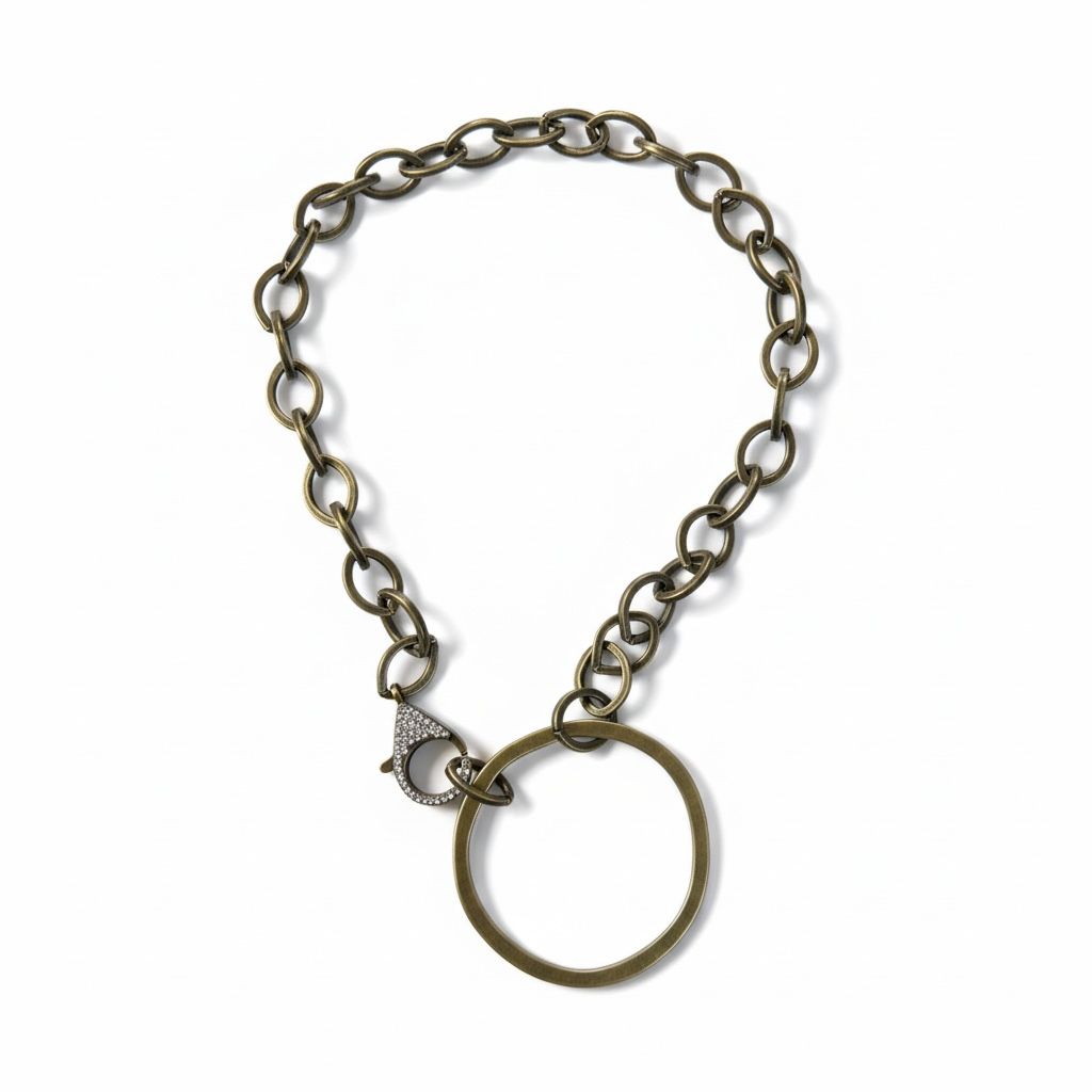 Bronze "O" Necklace