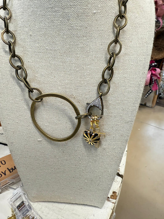 Bronze "O" Necklace