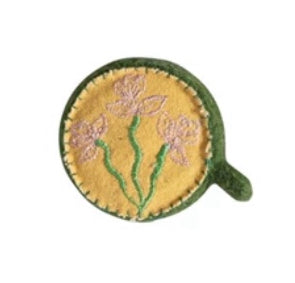 "FeltCraft Precision”Embroidered Wool & Durable Plastic Tape Measure