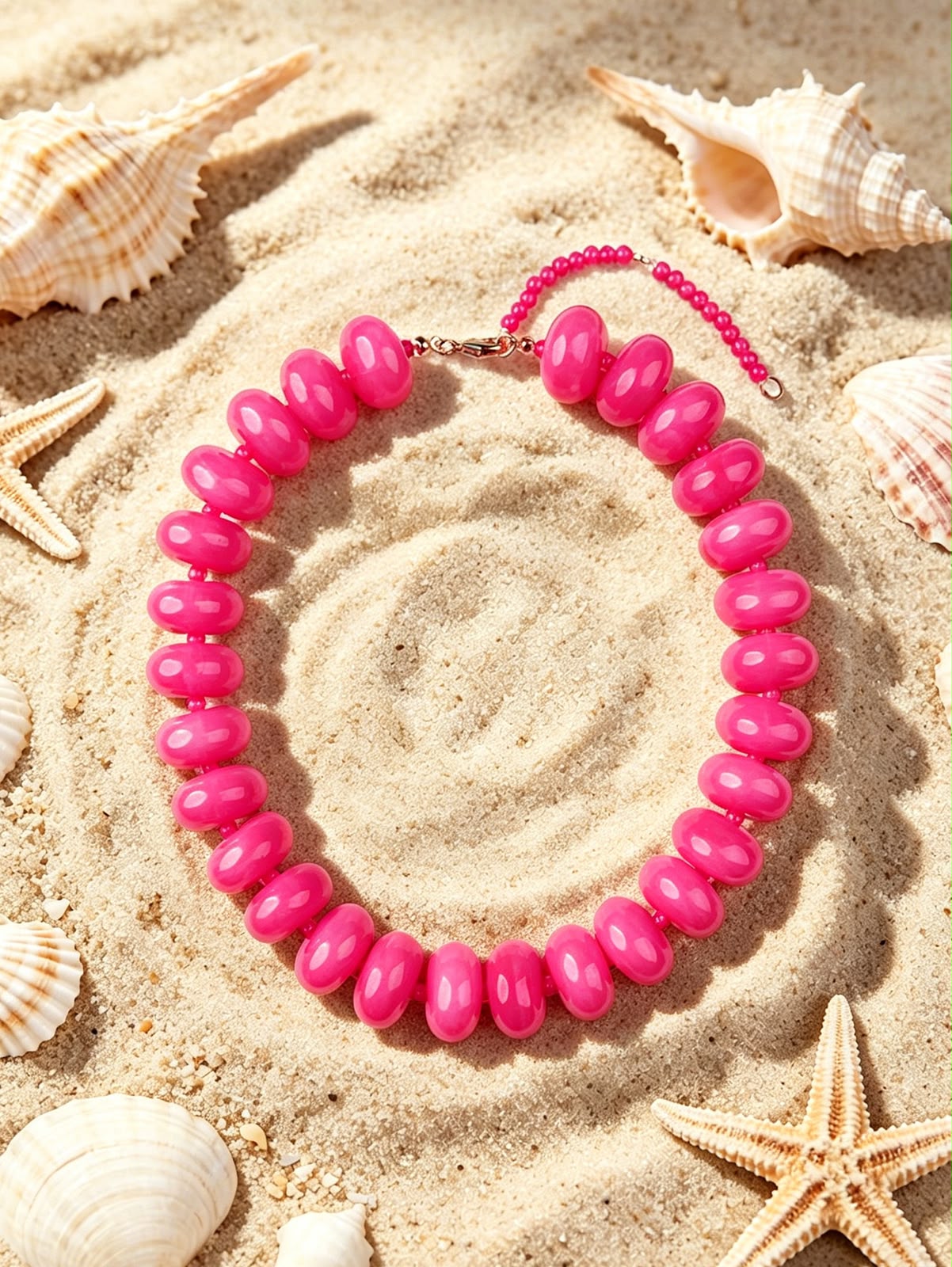 Chunky Beaded Statement Necklace