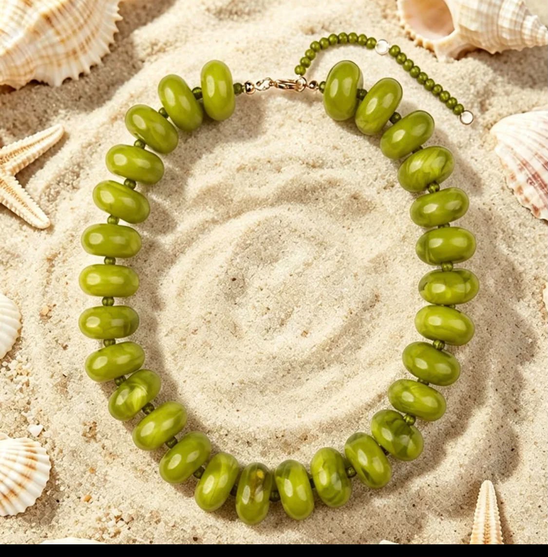 Chunky Beaded Statement Necklace
