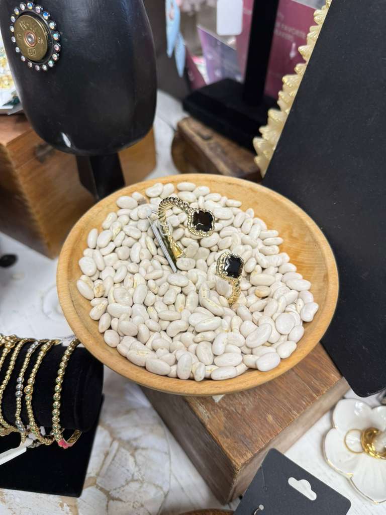 Twin Stone Cuff Bracelet