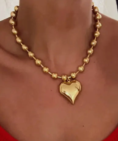 Chunky Heart Necklace