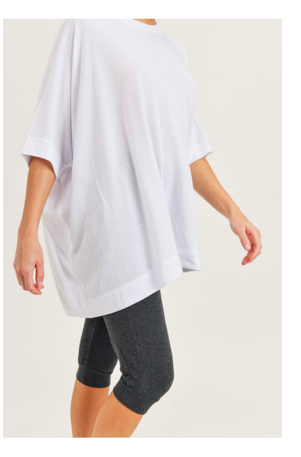 Hi-Lo Cape Shirt with Mid sleeves