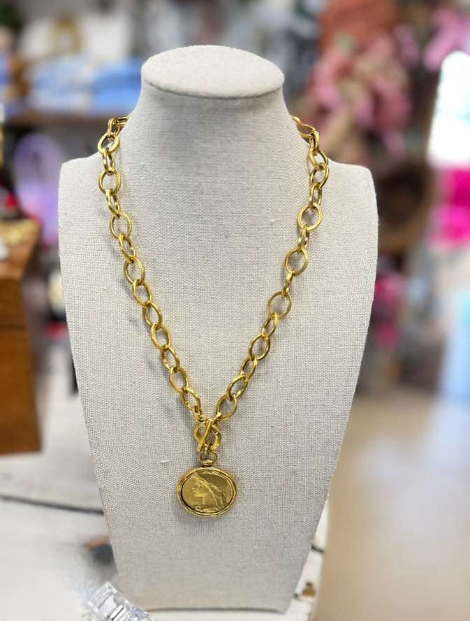 Gold Coin Necklace