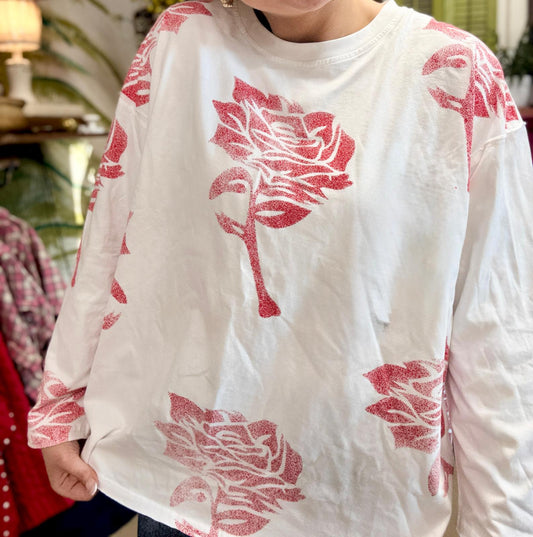 Heirloom Rosette Top