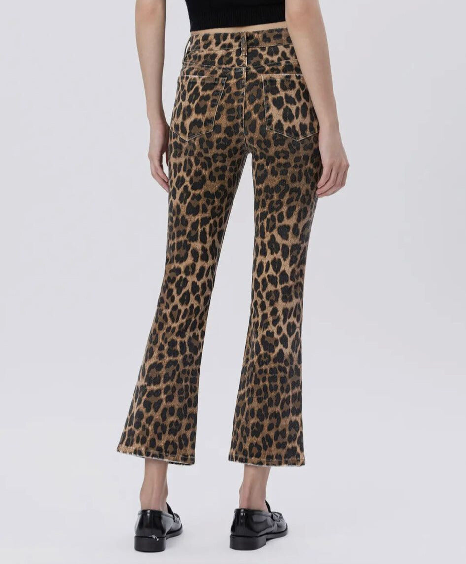 High Rise Leopard Pants