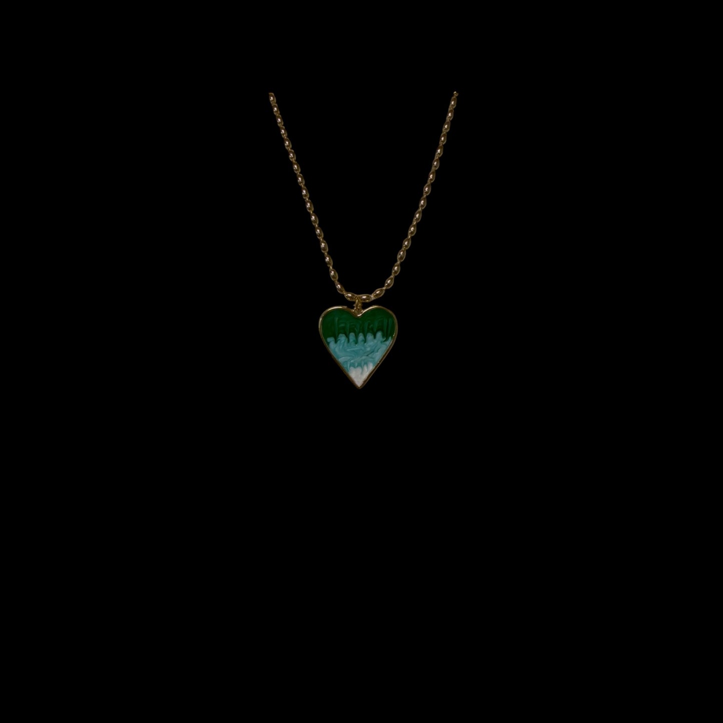 Hearts of Watercolor necklace