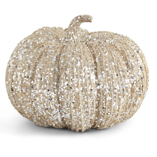 CHAMPAGNE SEQUIN PUMPKINS