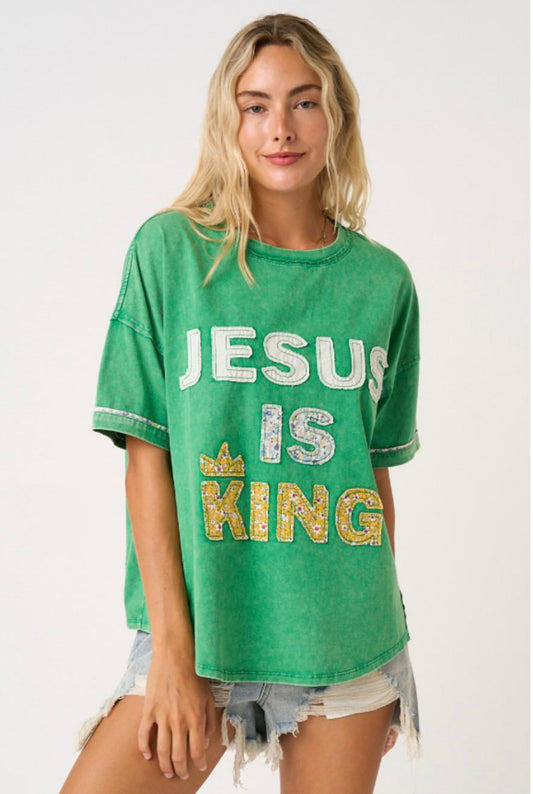 Jesus Is King Graphic Tee ✨