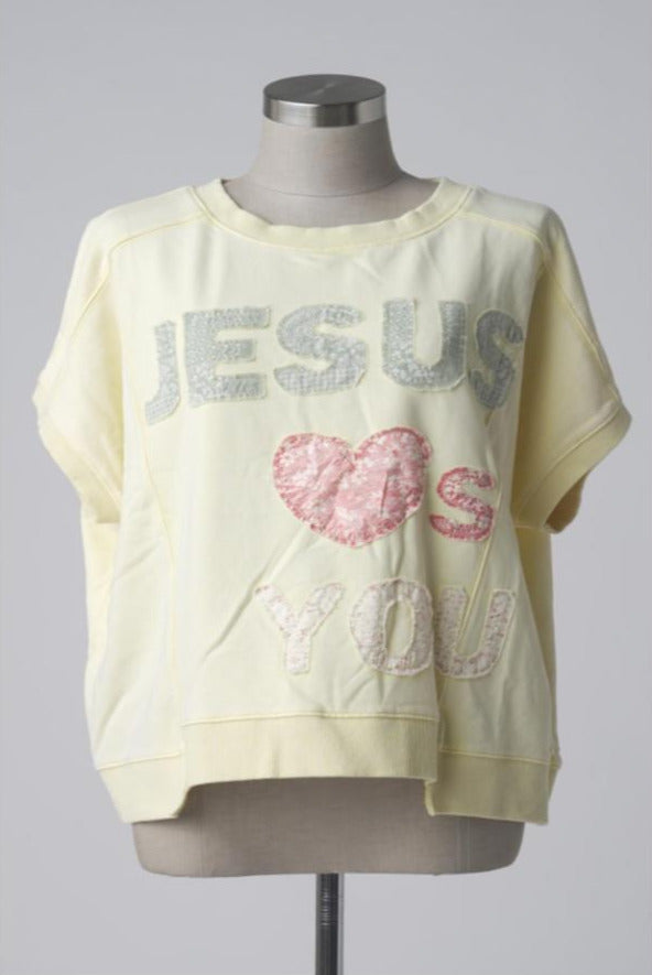 Jesus Saves Graphic Top 🤍