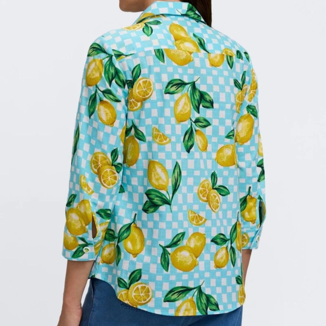 Limoncello Breeze Button-Down Blouse 🍋