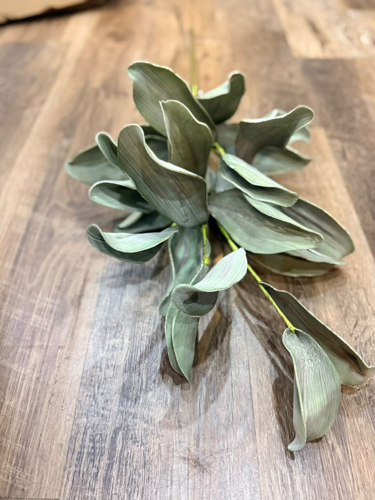 Luxury Silver Sage Eucalyptus Stem – Premium Real Touch Faux Greenery Branch