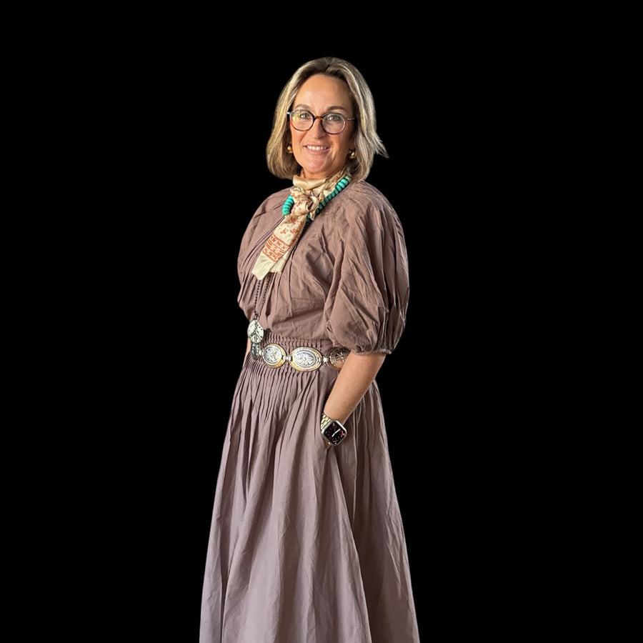 Prairie Pleated Set/Top and Skirt
