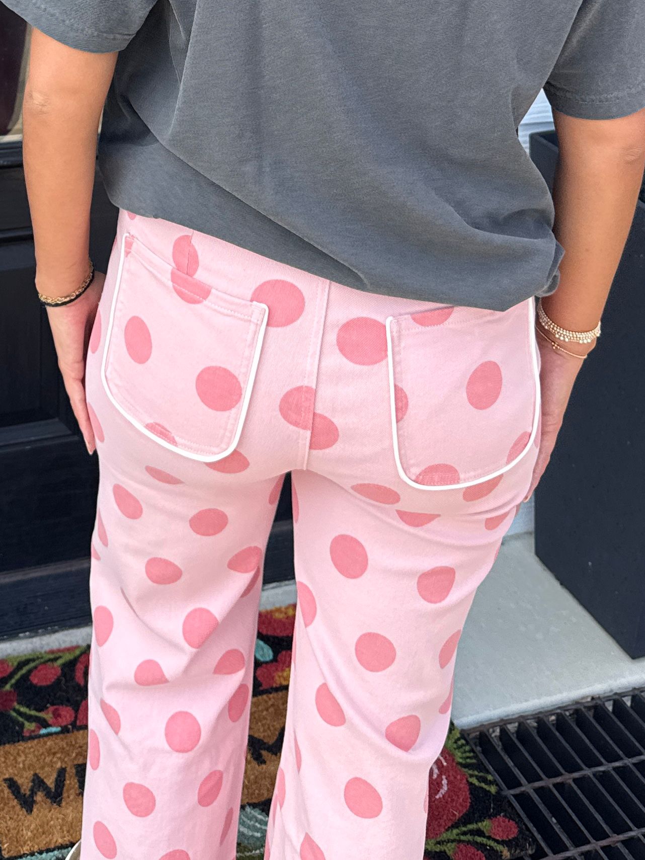Pretty in Pink Polka Dot Pants