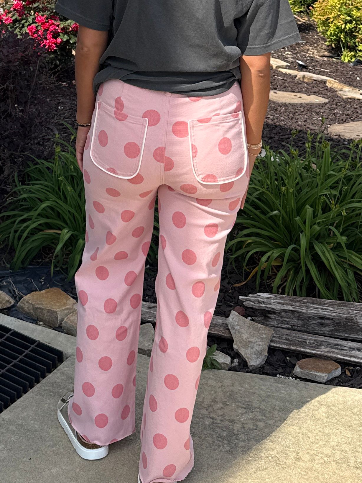 Pretty in Pink Polka Dot Pants