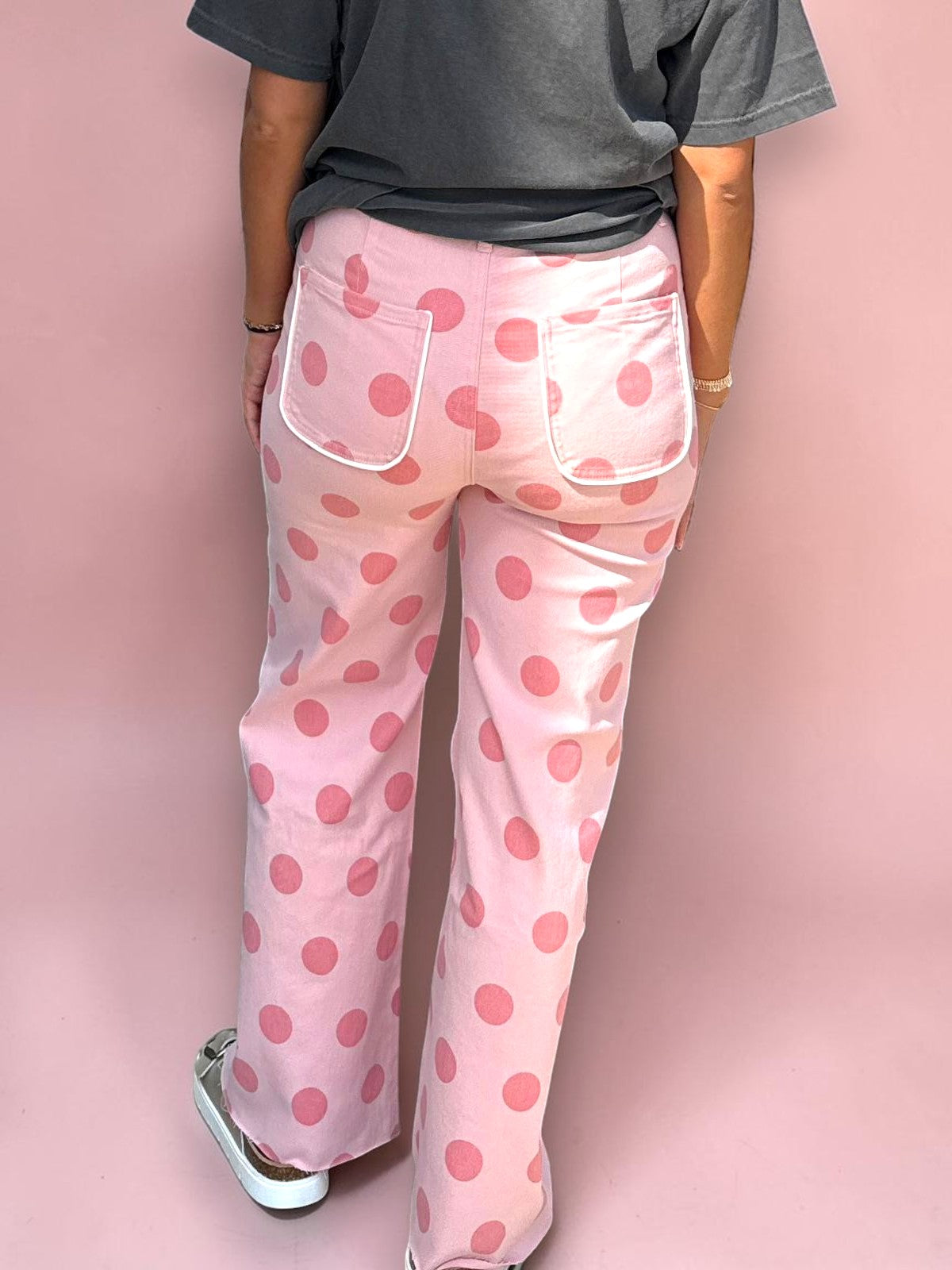 Pretty in Pink Polka Dot Pants