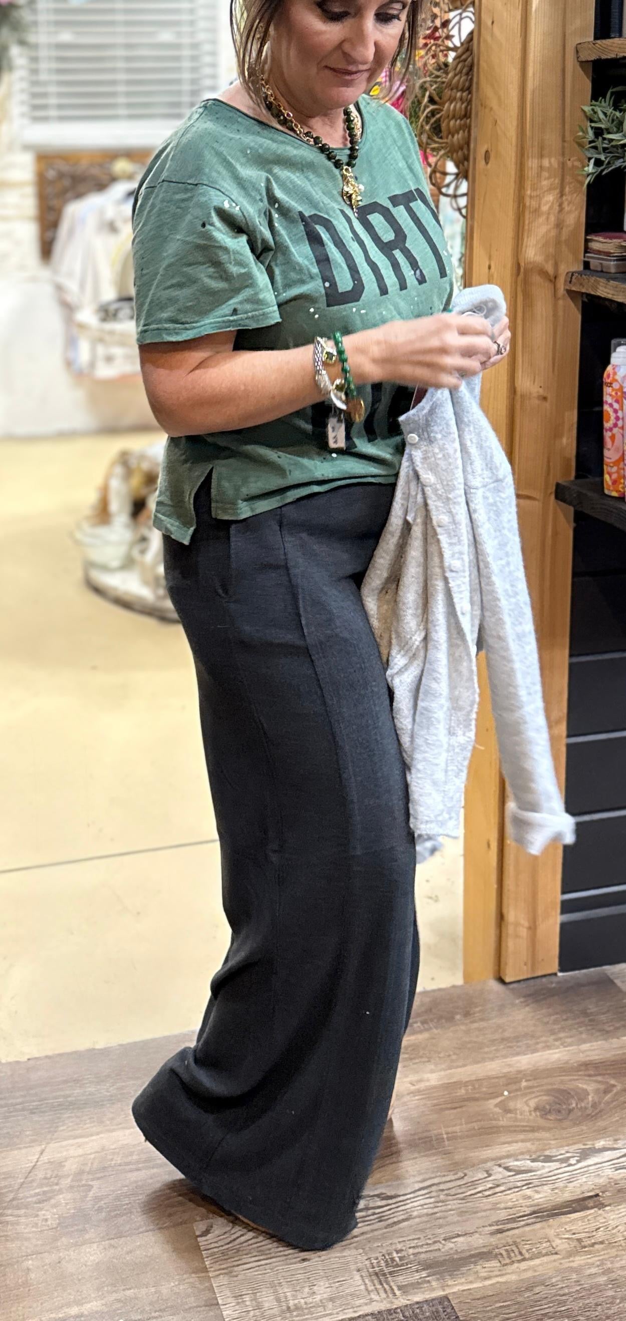 Risen Charcoal Colored Jeans