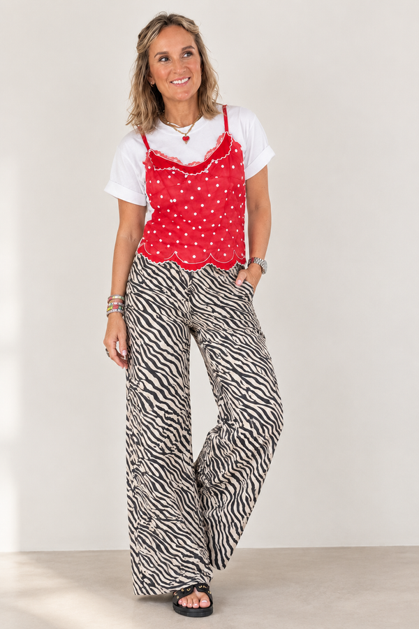 Savanna Stripe Wide-Leg Pants