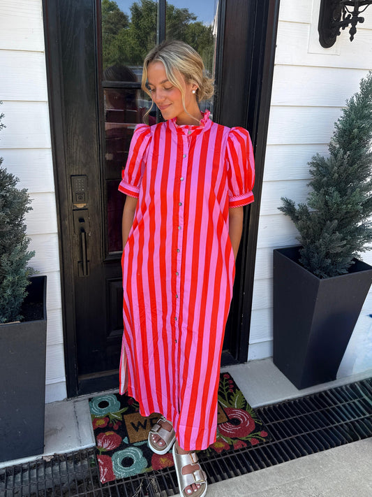 The Sweet Magnolia Stripe Dress