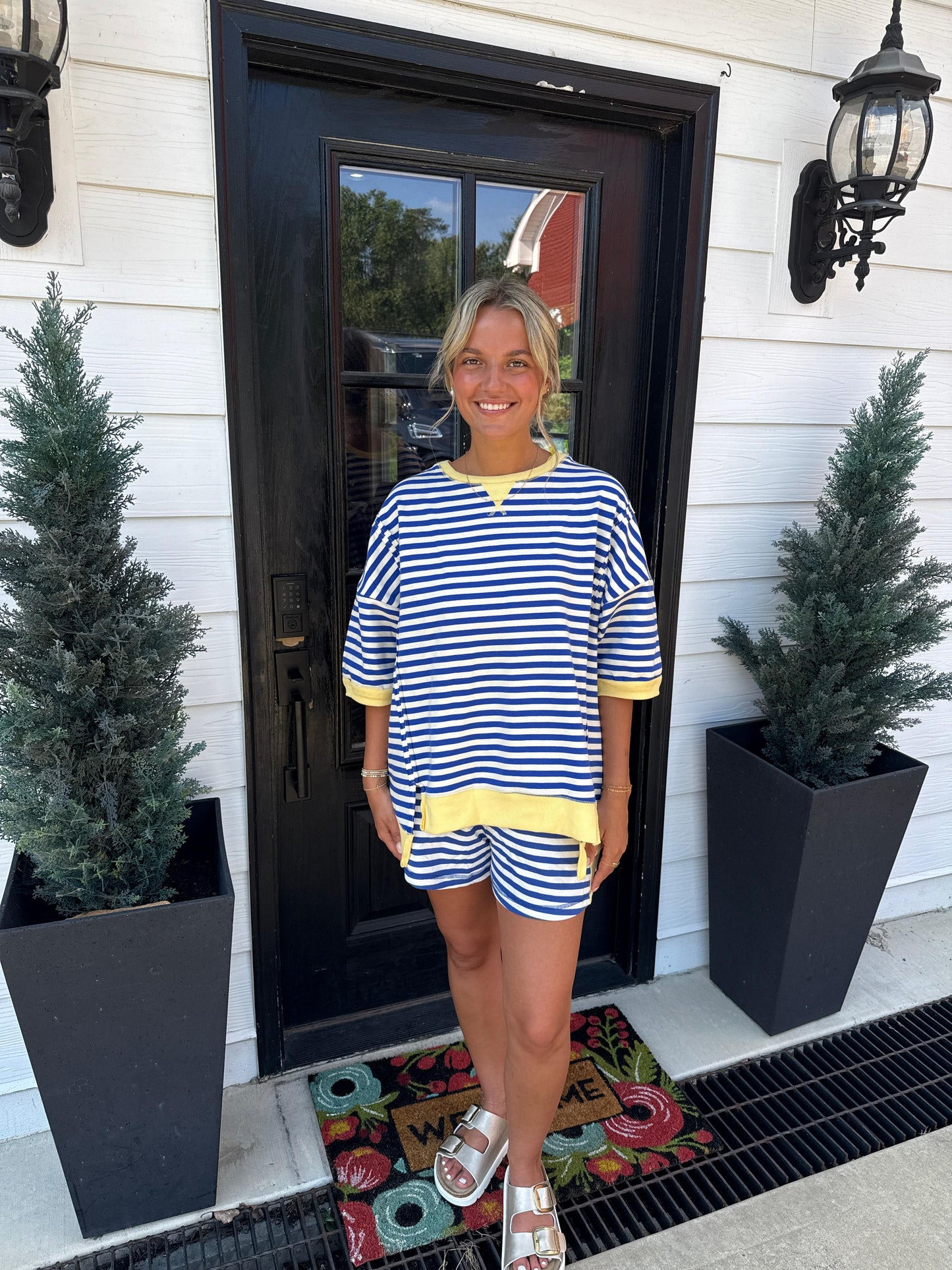 Sunny Coast Striped Lounge Set