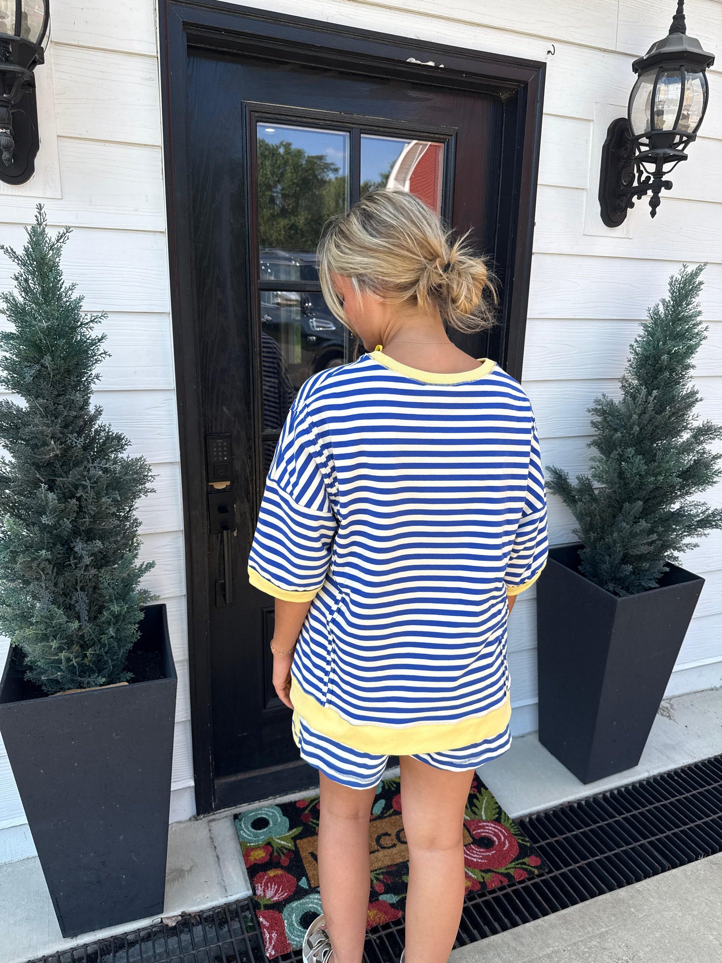 Sunny Coast Striped Lounge Set
