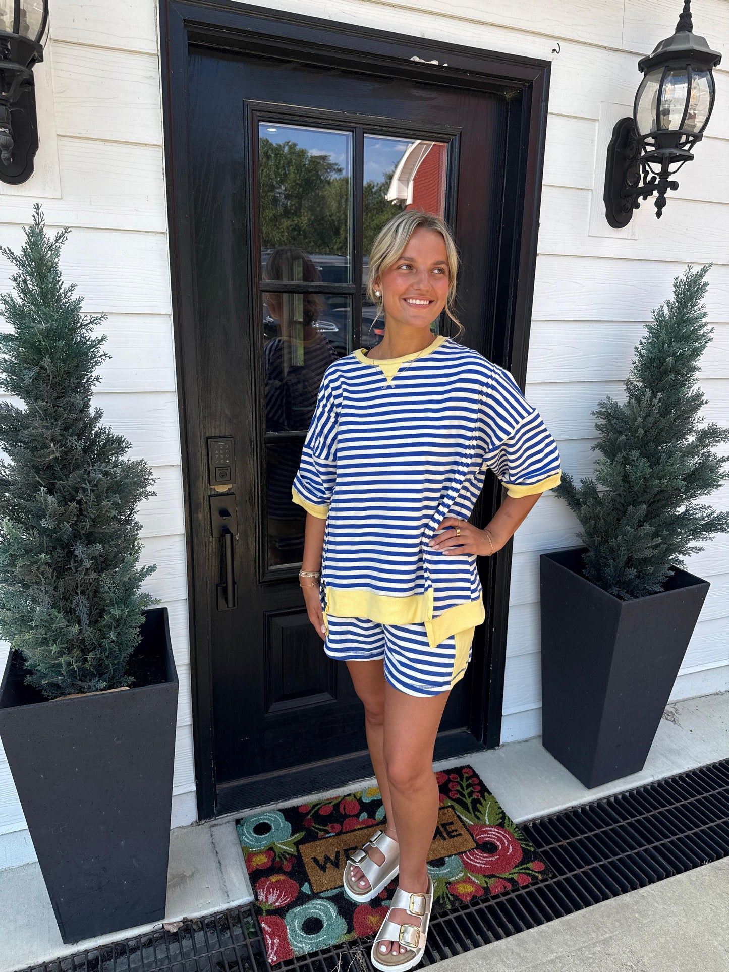 Sunny Coast Striped Lounge Set