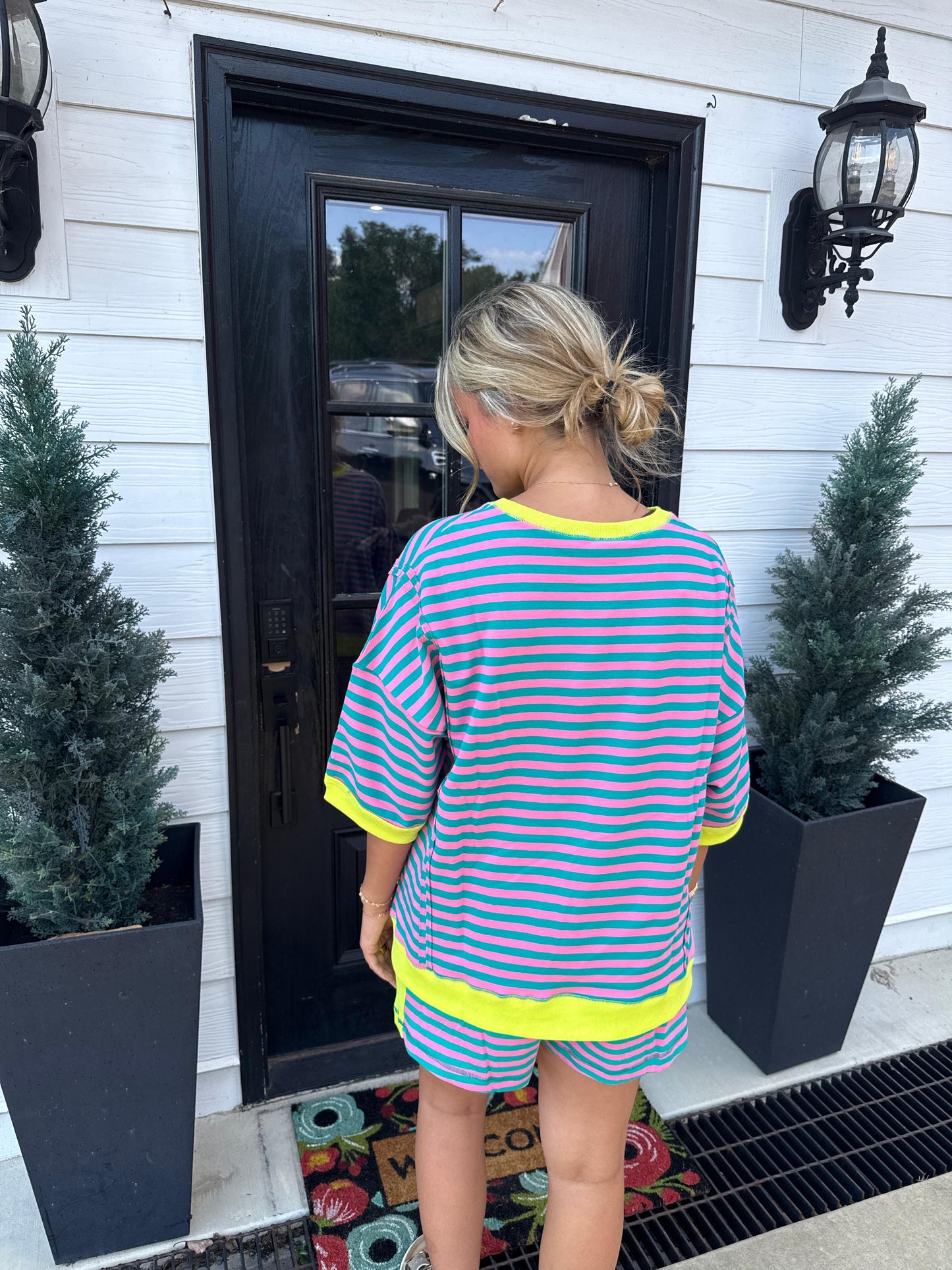 Sunny Coast Striped Lounge Set