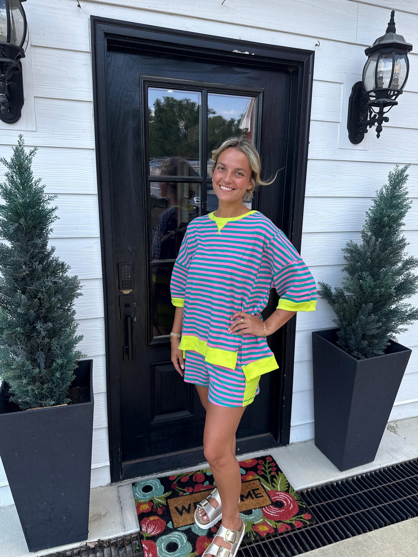Sunny Coast Striped Lounge Set