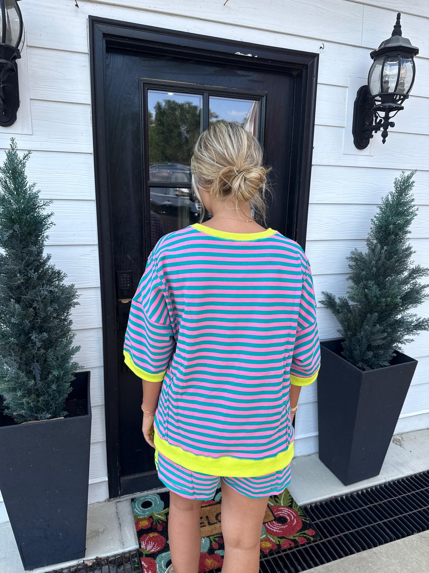 Sunny Coast Striped Lounge Set