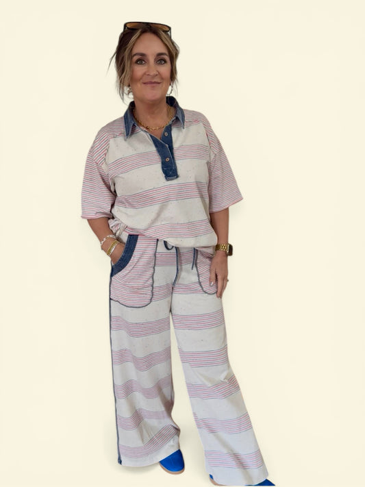 The Coastal stripe Set