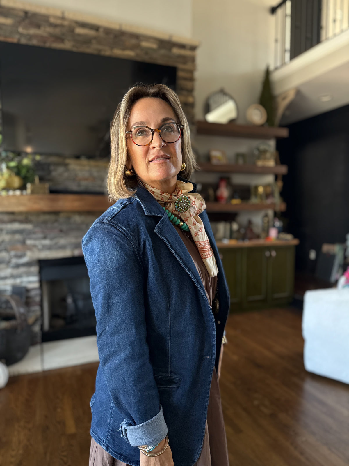 The Indigo Blazer