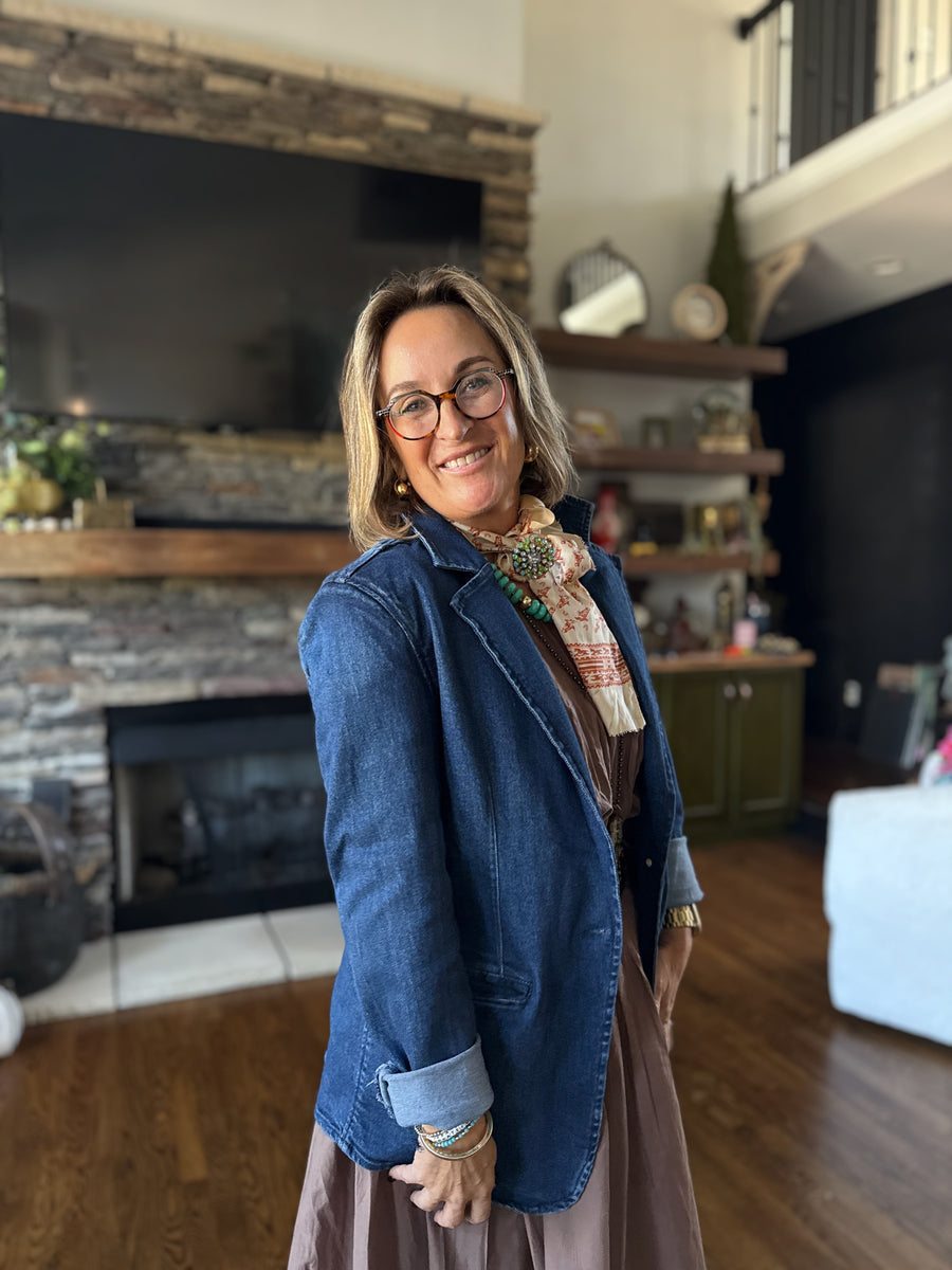 The Indigo Blazer