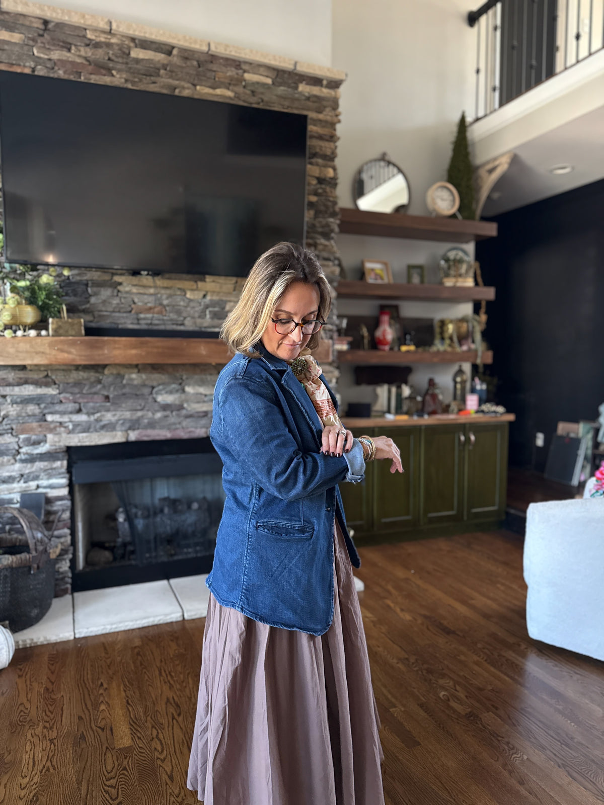 The Indigo Blazer