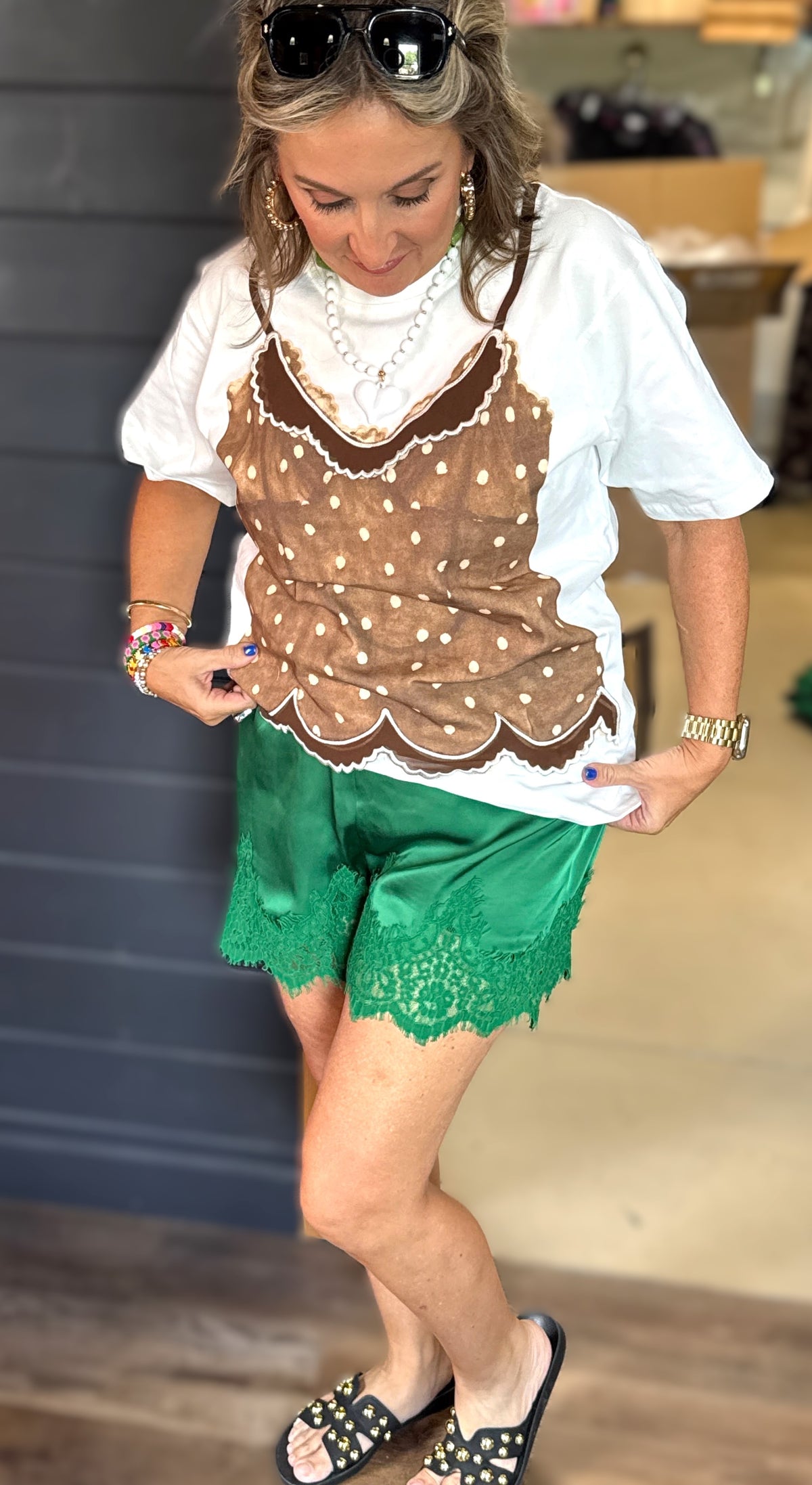 The Luxe Bloom Satin Shorts