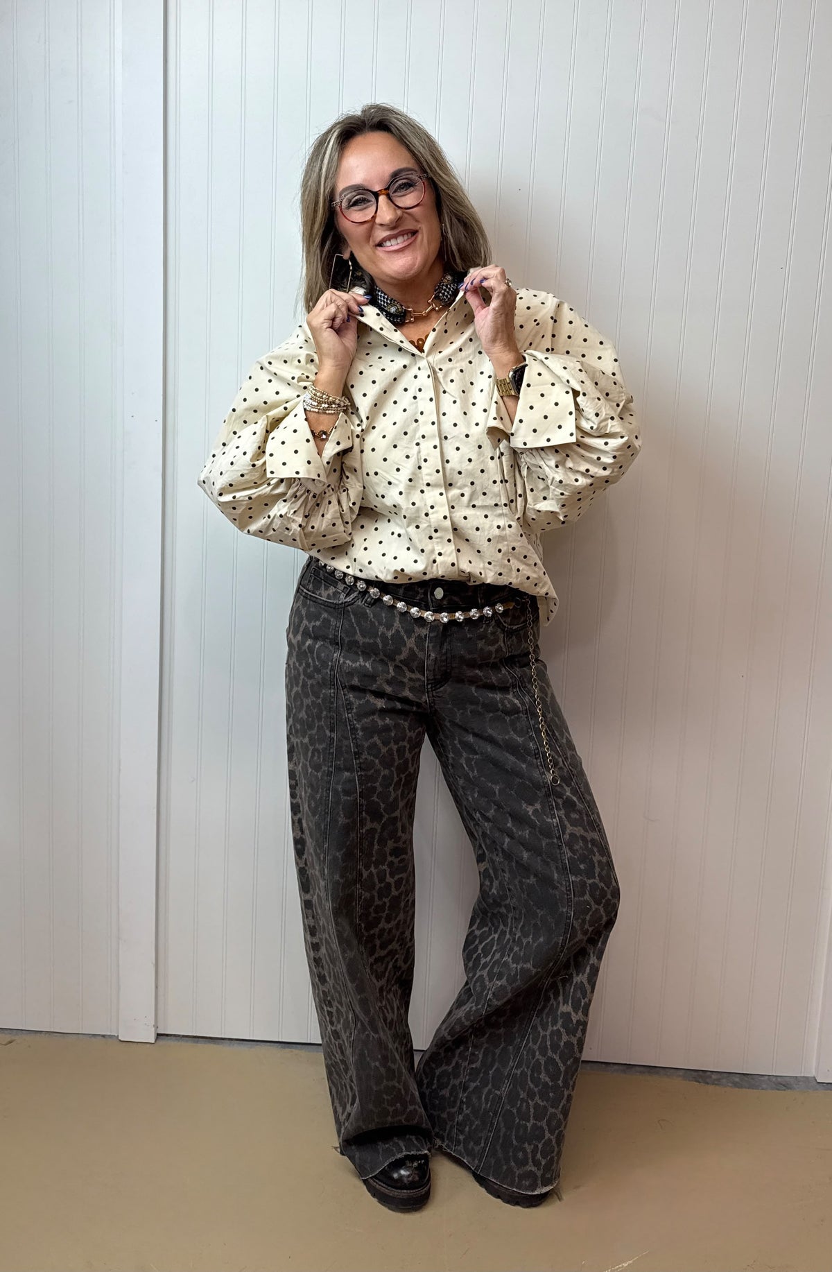 The Midnight Leopard Denim