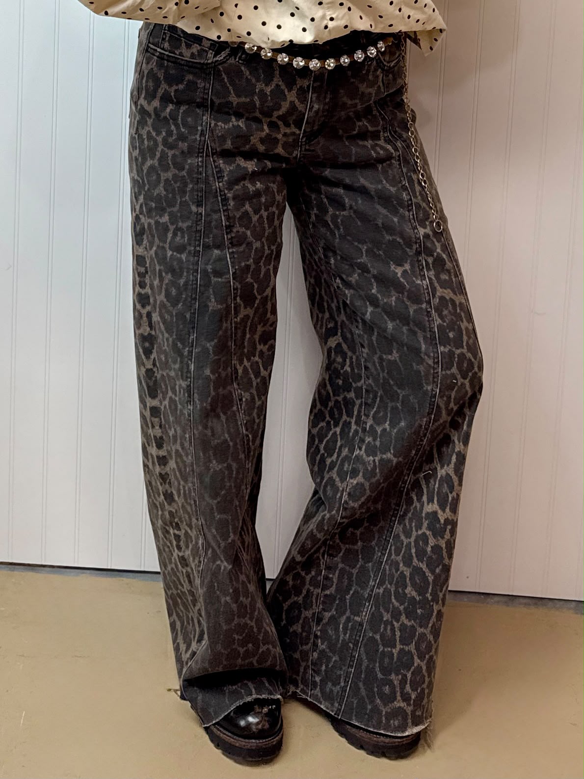 The Midnight Leopard Denim